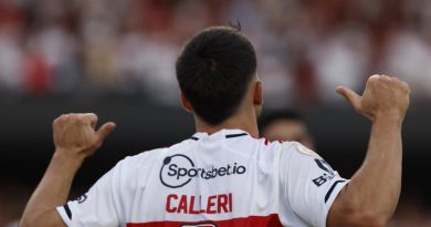 Calleri vira segundo maior artilheiro estrangeiro da história do São Paulo. (Foto: Twitter do São Paulo)