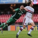 Lugano entra em dividida para defender São Paulo antes de Choque-Rei contra Palmeiras. (Foto: Twitter do São Paulo)