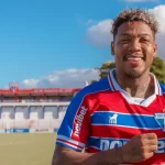 Marinho foi para o Fortaleza, depois de negociação com o São Paulo. (Foto: Twitter do Fortaleza)