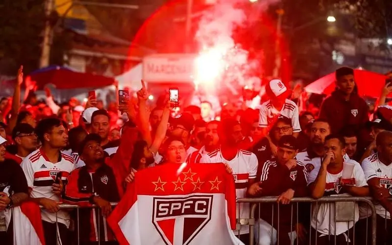 São Paulo tem recorde de público na temporada, também pela Copa do Brasil. (Foto: Twitter do São Paulo)