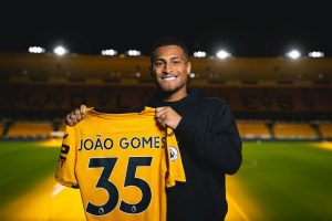 Time de João Gomes, Wolves quer joia do São Paulo. (Foto: Twitter do Wolves)