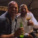 Dupla ex-São Paulo posta vídeo zoando Palmeiras. (Foto: Reprodução)