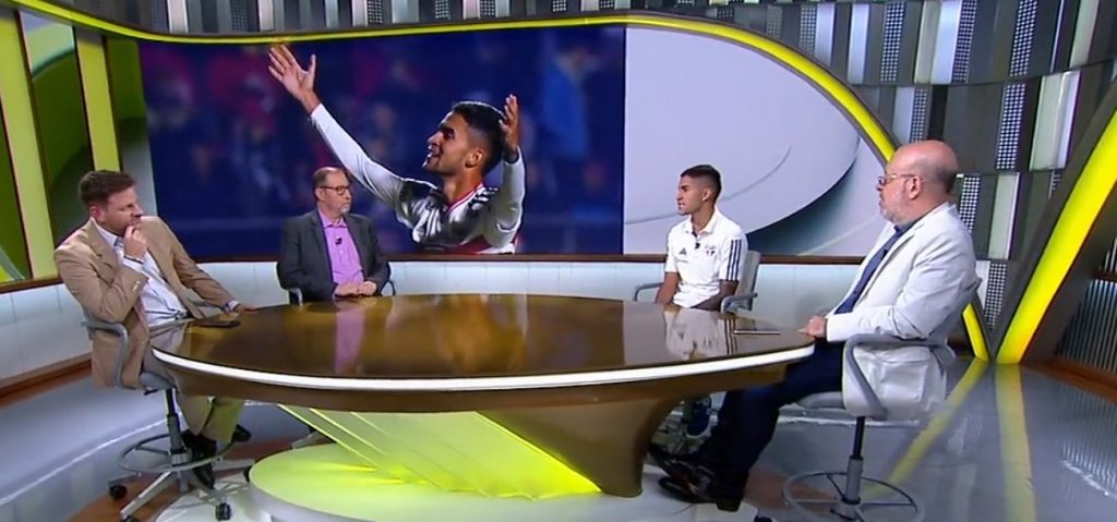Meia do São Paulo falou com o programa Bola da Vez, na ESPN. (Foto: Reprodução)