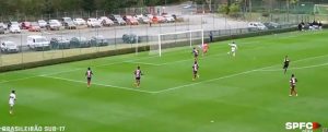 Joia da base do São Paulo é esperança de gols no profissional. (Foto: Reprodução)