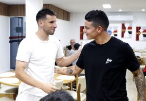 James disse que será um prazer jogar com Calleri e todo time do São Paulo. (Crédito: Rubens Chiri/saopaulofc.net)