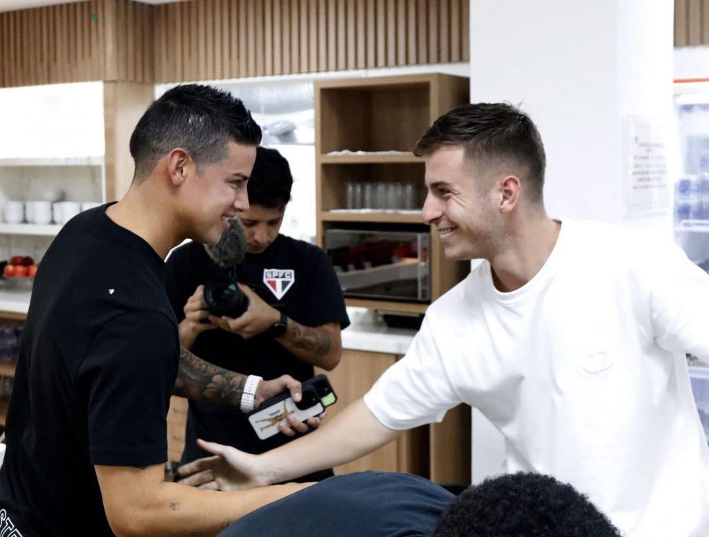 Números de novo meia do São Paulo supera o de todos os rivais. (Crédito: Rubens Chiri/saopaulofc.net)