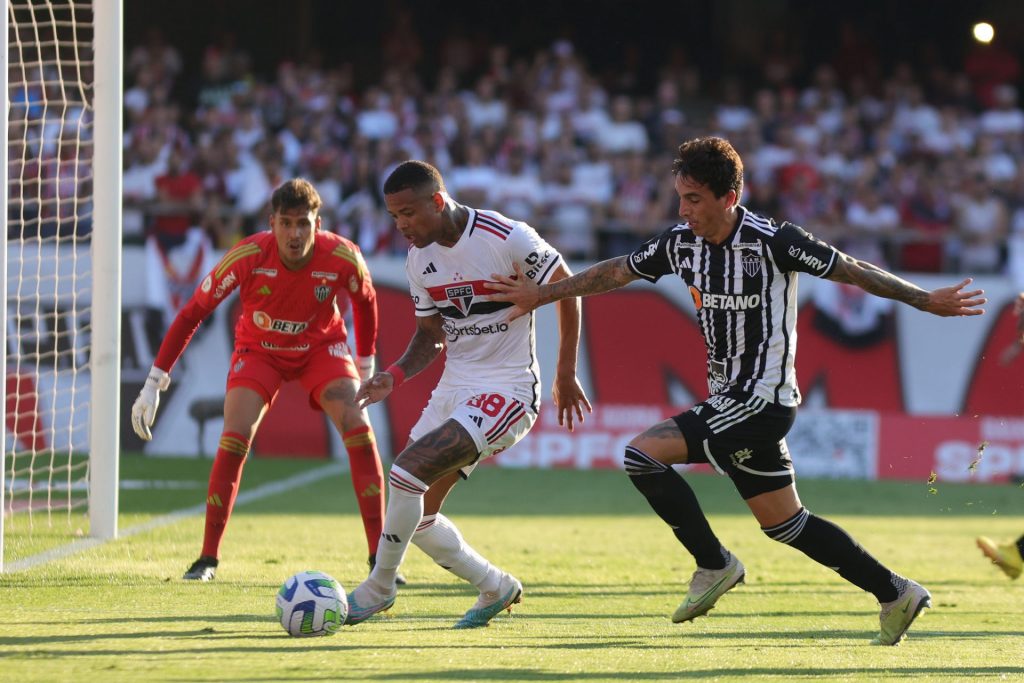 São Paulo tem sofrido para vencer jogos com mais de 50 mil pessoas no Morumbi em 2023. (Foto: Twitter do São Paulo)