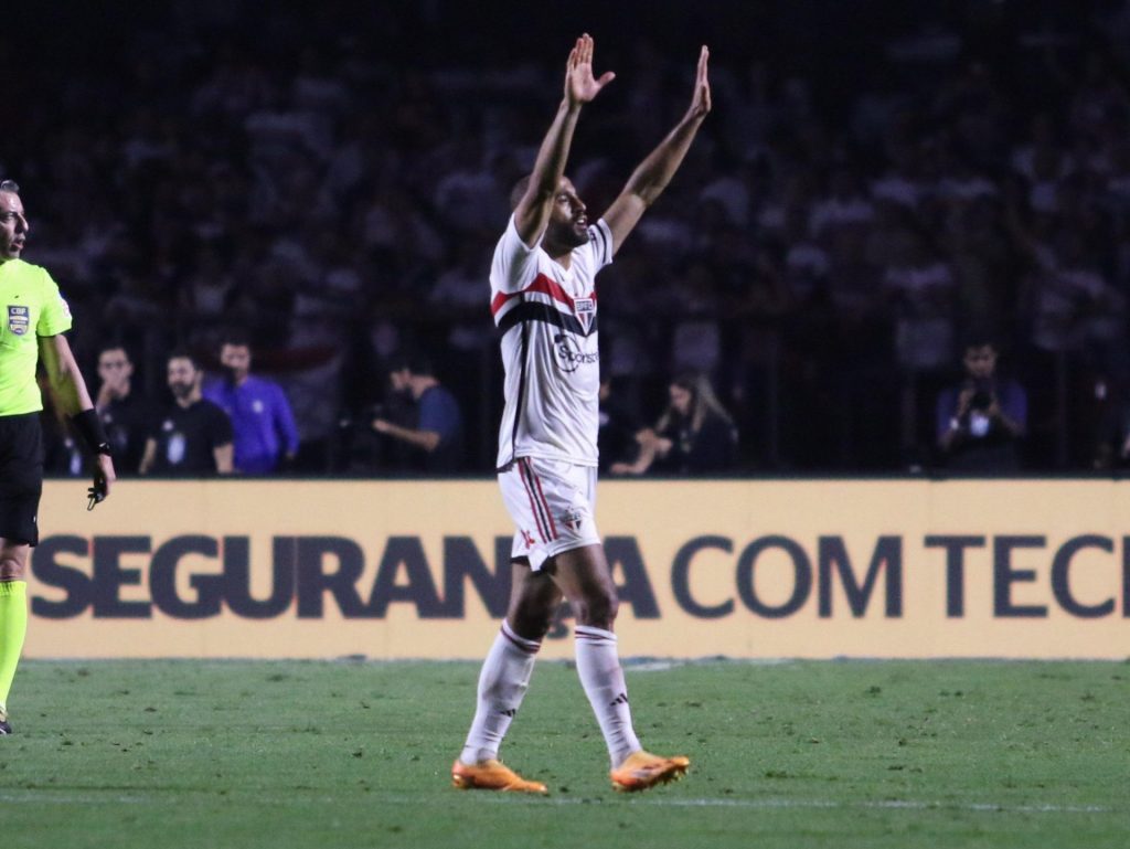 Lucas Moura lidera São Paulo, que conquistou a Copa do Brasil. (Foto: Twitter do São Paulo)