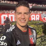 James não tem nome inscrito no BID da CBF e pode ser desfalque no São Paulo. (Foto: Twitter do São Paulo)