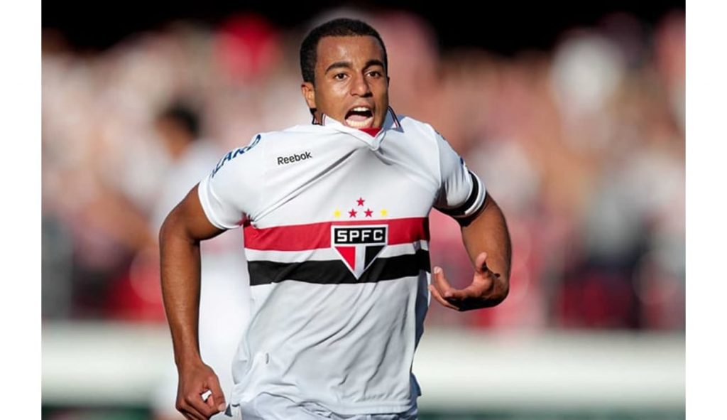Lucas Moura pode reestrear pelo São Paulo diante do Galo. (Foto: Twitter do São Paulo)
