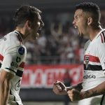 Luciano está entre os artilheiros do Tricolor em mata-matas. (Foto: Twitter do São Paulo)