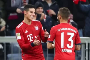 James e Rafinha vão ser companheiros no São Paulo. (Foto: Reuters)
