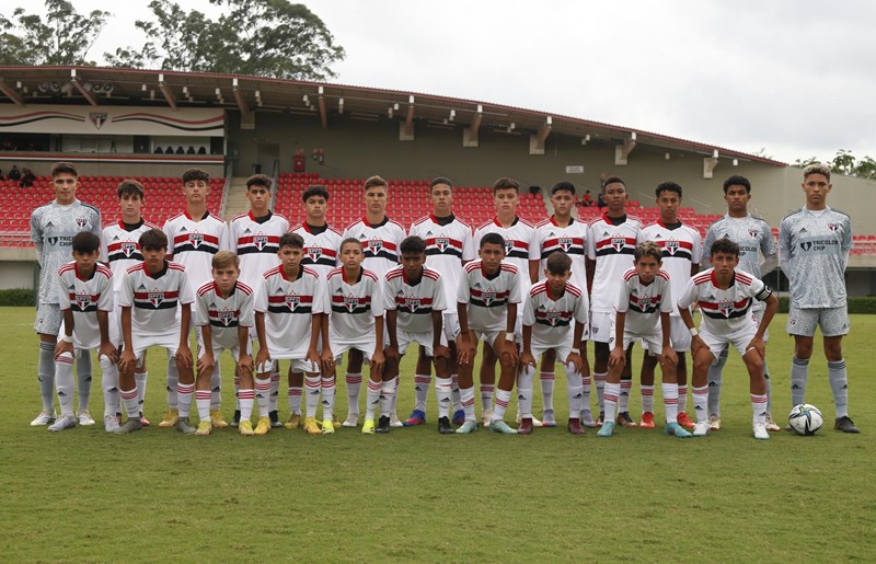 São Paulo voando nas categorias de base. (Foto: Twitter do São Paulo)