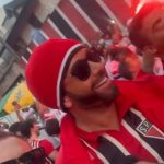 Ídolo do São Paulo se infiltrou entre os torcedores. (Foto: Reprodução Instagram)
