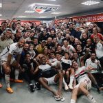 Ex-São Paulo estava com elenco e se declarou para o Tricolor. (Foto: Reprodução Instagram)