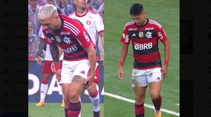 Adversário do São Paulo na final, dupla do Flamengo deixa campo com lesão.