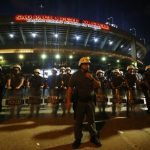 São Paulo conseguiu liberação da PM para recepcionar ônibus. (Foto: MARCOS BEZERRA/FUTURA PRESS/ESTADÃO CONTEÚDO)
