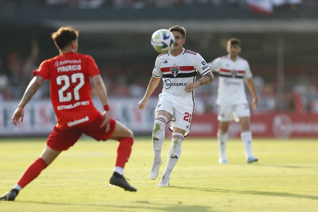 São Paulo enfrenta Internacional no Beira-Rio pelo Brasileirão. (Foto: Twitter do São Paulo)