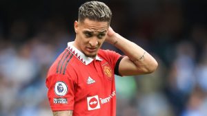 Diretoria do São Paulo segue de olho em situação de Antony. (Foto: Twitter do Manchester United)