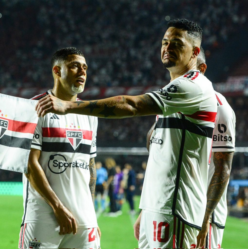 Luciano é um dos líderes do São Paulo. (Foto: Twitter da Copa Sul-Americana)