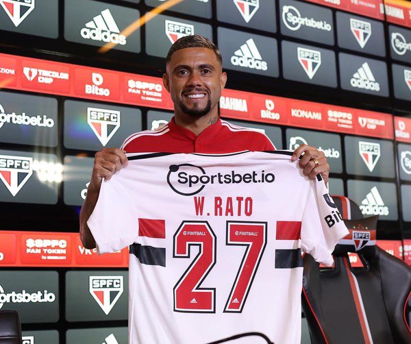 Wellington Rato é titular absoluto do São Paulo em 2023. (Foto: Twitter do São Paulo)