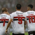 São Paulo tem três estrelas no ataque: Lucas, Calleri e Luciano. (Foto: Twitter do São Paulo)