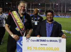 CBF faz pix gordo para o São Paulo. (Foto: Twitter do São Paulo)