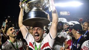 Calleri é grande destaque do São Paulo em busca do tetracampeonato da Libertadores. (Foto: Twitter do SPFC)