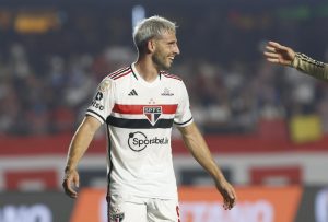 Calleri foi o vice-artilheiro do São Paulo em 2023. (Foto: Twitter do São Paulo)