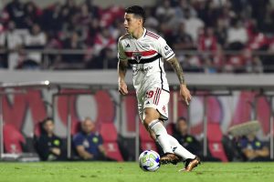 James Rodríguez foi contratado em 2023 pelo São Paulo. (Foto: Twitter do São Paulo)