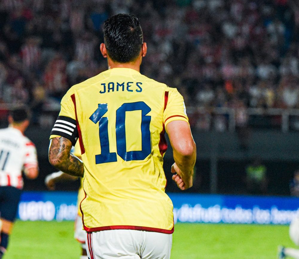 São Paulo vê com bons olhos atuações de James pela Colômbia. (Foto: Twitter do James Rodríguez)
