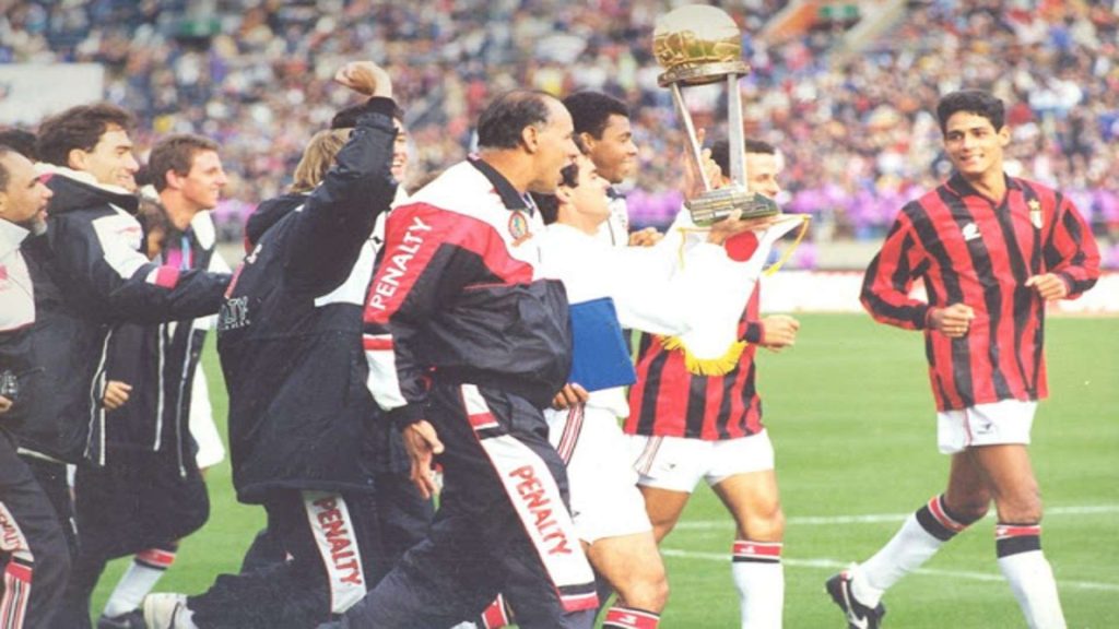 São Paulo conquista Mundial de Clubes contra o Milan em 1993. (Foto: Twitter da FIFA)