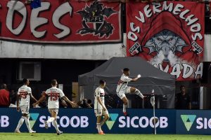 Erison marca e São Paulo vence Red Bull Bragantino na Vila Belmiro. (Foto: Gazeta Press)