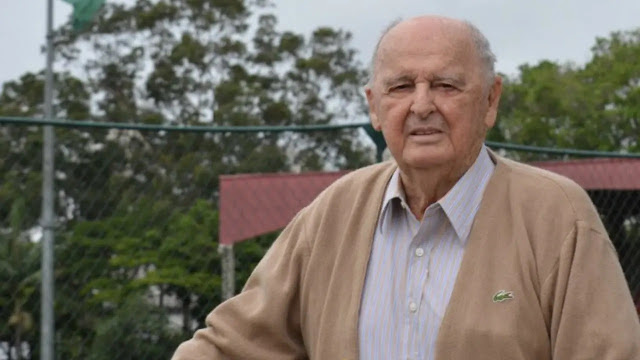 Rubens Minelli morre em São Paulo aos 94 anos. (Foto: Twitter do São Paulo)