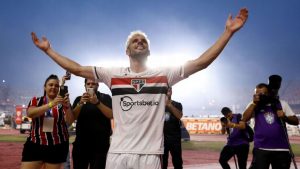 Calleri foi artilheiro do São Paulo em 2023. (Foto: Twitter do São Paulo)