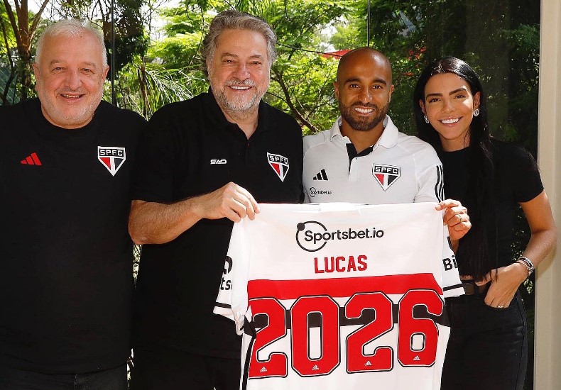 Lucas Moura abre o jogo sobre renovação com o São Paulo. (Foto: Twitter do São Paulo)