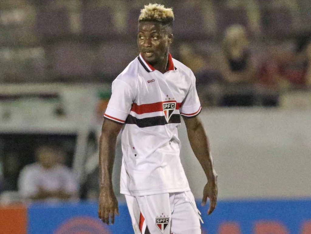 King Faisal marca, e São Paulo supera Ceará nos pênaltis na Copinha. (Foto: Twitter do São Paulo)