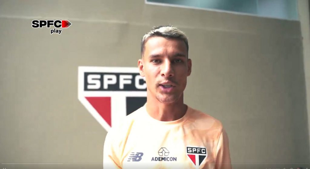 São Paulo fecha contrato com Ferreirinha. (Reprodução: SPFCTV)