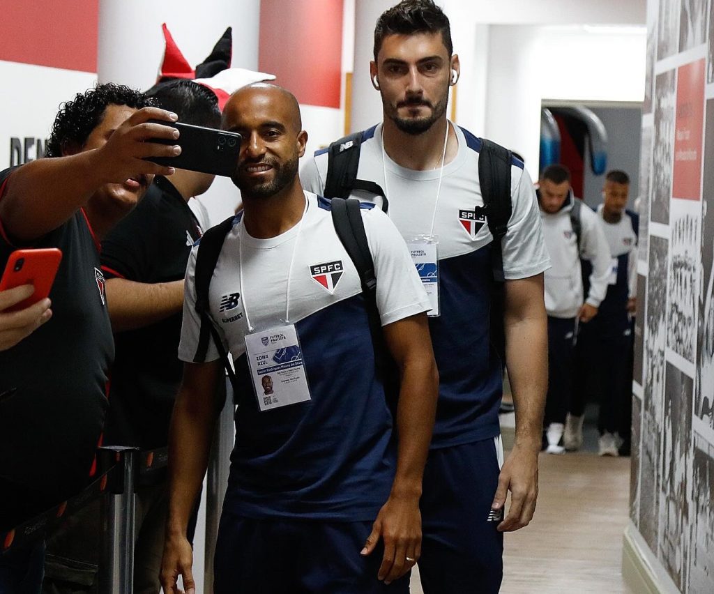 São Paulo vai enfrentar o Santo André com Lucas no ataque. (Foto: Twitter do São Paulo)