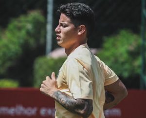 James Rodríguez não apresentou bom futebol na estreia da Libertadores. (Foto: Twitter do São Paulo)