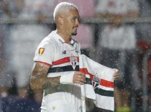 Luciano foi artilheiro do São Paulo em 2023. (Foto: Twitter do São Paulo)