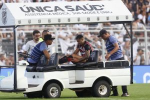 Wellington Rato sente incômodo na coxa e pode ser desfalque no São Paulo. (Foto: Twitter do São Paulo)