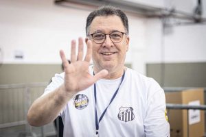 Presidente do Santos, Marcelo Teixeira. (Foto: X do Santos)