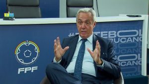 Evandro Carvalho, presidente da Federação Pernambucana de Futebol, pretende propor torcida única no futebol brasileiro. (Foto: Twitter da FPF)