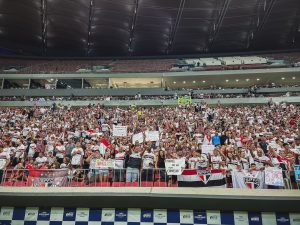 São Paulo volta a jogar em Brasília. (Foto: Twitter do SPFC)