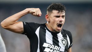 Parceiro de Tiquinho Soares no Botafogo aparece no radar do São Paulo. (Foto: Twitter do Brasileirão)
