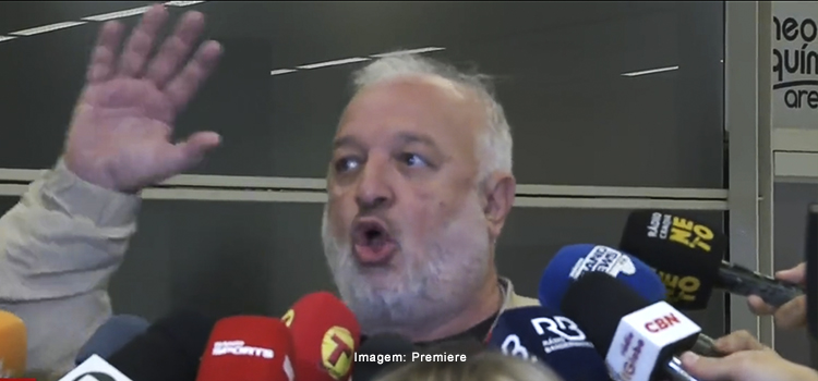 Diretor do São Paulo xingou técnico Rival após Choque-Rei. (Foto: Premiere)