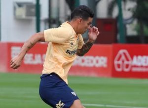 James Rodríguez segue como desfalque do São Paulo. (Foto: Twitter do SPFC)