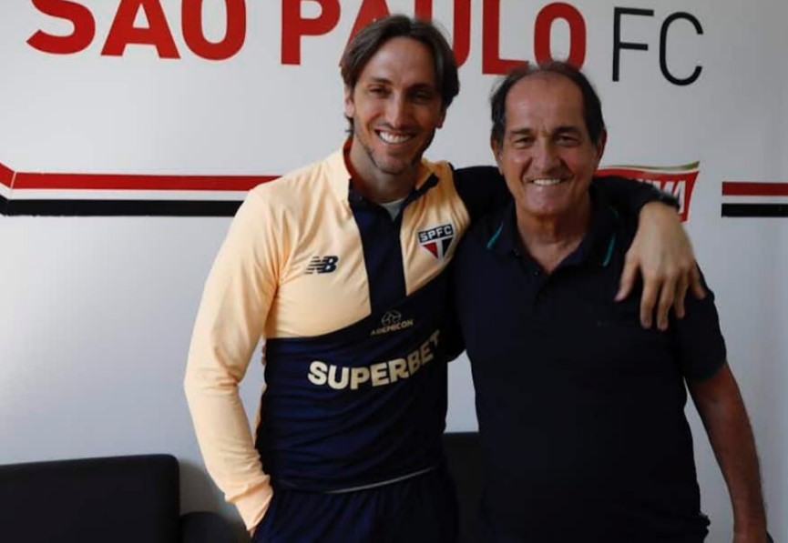 Luis Zubeldía ganha confiança de Muricy Ramalho no São Paulo. (Foto: Twitter do SPFC)