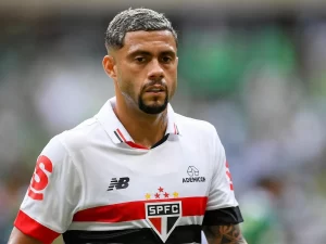 Wellington Rato foi um dos principais garçons do São Paulo em 2024. (Foto: Twitter do Brasileirão)